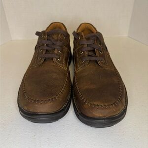 Ecco Men's Dark Brown Leather Oxfords